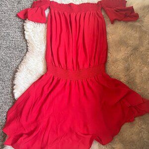Spicy Red Drop Waist Dress--If you are going out dancing you need this..........